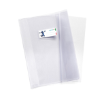 Colorosa Coprimaxi pvc 200mic supercristallo neutro c/alette 21x30cm Riplast