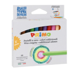 Astuccio 24 pastelli a cera Ã˜9mm x 85mm Primo