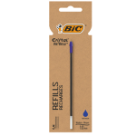 Blister 3 refill CristalÂ® Re'New 1mm blu BICÂ®