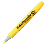 Marcatore Decorite punta tonda 1.0mm giallo Artline