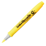 Marcatore Decorite punta pennello giallo Artline