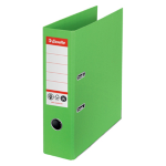 Registratore a leva Dorso 75mm verde CO2 neutral Esselte