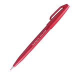 Sign Pen Brush rosso Pentel
