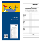 BLOCCO FRIGO BAR 22x10cm 100Fg 2 copie autoric. E5962A