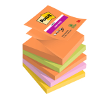 Cf. 5pz blocco 90foglietti Post-it Super Sticky Z-Notes 76x76mm R330-5SS-BOOS