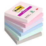 Cf. 6pz blocco 90foglietti Post-itÂ® Super Sticky 76x76mm 654-6SS-SOUL Soulful