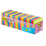 VALUE PACK 21+3 BLOCCO 90fg Post-it Super Sticky colori assortiti 76x76mm