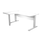 ARTEXPORT Scrivania Compact SX fianco met. + supp.met. mod. panel L160cm Bianco AgorA' D.