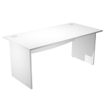 ARTEXPORT Scrivania operativa fianchi melaminico 180x80cm H73cm bianco AgorA' Basic