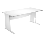 ARTEXPORT Scrivania operativa fianchi a L melaminico 140x80cm h73cm bianco AgorA' Basic