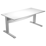 ARTEXPORT Scrivania operativa fianchi a L metallo 120x80cm L73cm bianco AgorA' Basic