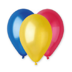 Busta 16 palloncini Ã˜26cm metal assortiti Big Party
