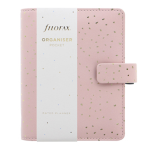 Organiser f.to Pocket 146x128x36mm c/cinturino Confetti rosa Filofax