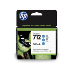 Confezione da 3 cartucce HP di inchiostro ciano DesignJet HP 712 da 29 ml