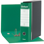 Registratore OXFORD G85 verde dorso 8cm f.to protocollo ESSELTE