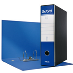 Registratore OXFORD G83 blu dorso 8cm f.to commerciale ESSELTE