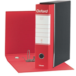 Registratore OXFORD G83 rosso dorso 8cm f.to commerciale ESSELTE