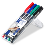 STAEDTLER BUSTA 4 PENNARELLI LUMOCOLOR PERMANENT 313 SF 0.4MM