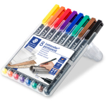 STAEDTLER BUSTA 8 PENNARELLI LUMOCOLOR PERMANENT 313 SF 0.4MM
