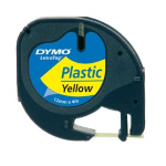 NASTRO IN PLASTICA DYMO LETRATAG 12MMX4M GIALLO 912020