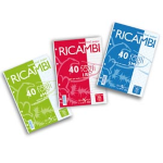 RICAMBI FORATI A4 4MM QUAXIMA 40FG 80GR PIGNA