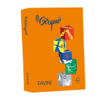 Carta LECIRQUE A4 160gr 250fg arancio 205 FAVINI