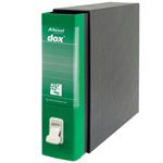 Registratore Dox 2 verde dorso 8cm f.to protocollo Esselte