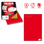 Etichetta adesiva C/503 rosso 100fg A4 210x297mm (1et/fg Markin