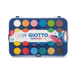 COLORI ACQUERELLO IN 24 COLORI pastiglie da Ã˜30mm GIOTTO