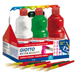 SCHOOLPACK 6 FLACONI TEMPERA PRONTA 1000ML ASSORTITA GIOTTO