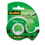 Nastro adesivo ScotchÂ® Magic 810 19mmx7,5mt con chiocciola