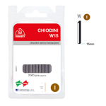 CHIODINI S/TESTA W15 IN BLISTER DA 2000 C. RO-MA