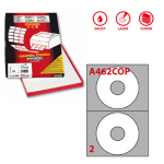 MARKIN Etichetta adesiva A/462 bianca 100fg x CD D117,5mm foro41 (2et/fg coprente