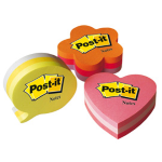 BLOCCO CUORE 225 foglietti Post-it 70x70mm 2007-H 72gr