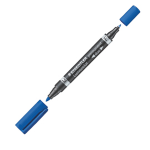 STAEDTLER PENNARELLO LUMOCOLOR DUO PERMANENT 348 F/M BLU