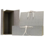 BREFIOCART SCATOLA ARCHIVIO IN LEGNO "UNIVERSALE" 38X27CM DORSO 12