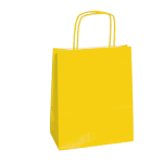 MAINETTI BAGS 25 SHOPPERS CARTA KRAFT 22X10X29CM TWISTED GIALLO