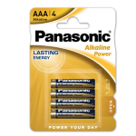 BLISTER 4 PILE MINISTILO ALKALINE AAA 1,5V PANASONIC