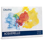 Blocco ACQUERELLO 10fg 340gr 25x35cm FAVINI