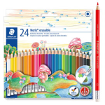 Astuccio 24 matite Noris Club 144 cancellabili colori assortiti STAEDTLER