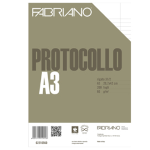 Protocollo 1rigo c/margine 200fg 60gr f.to A3 chiuso (21x29,7cm) Fabriano
