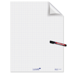 ROTOLO 25FG ELETTROSTATICI 60x80CM A QUADRETTI MAGIC CHART LEGAMASTER