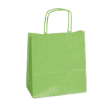 Mainetti Bags 25 SHOPPERS CARTA KRAFT 45X15X50CM TWISTED verde mela