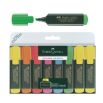 FABER-CASTELL BUSTA 8 EVIDENZIATORI TEXTLINER 1548 FABER CASTELL