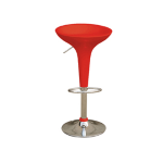 SERENA GROUP SGABELLO BAR in ABS e ACCIAIO H55/78cm ROSSO