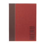 SECURIT PORTA MENU' A4-24x34cm BORDEAUX TRENDY con 1 INSERTO DOPPIO