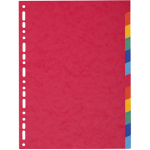 EXACOMPTA SEPARATORE A4 A 12TACCHE in CARTONCINO RICICLATO 220gr FOREVER