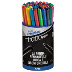 Barattolo 50 pz pennarelli Tratto Pen colori assortiti