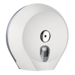MAR PLAST Dispenser carta igienica Midi Jumbo Ã˜23cm bianco Soft Touch