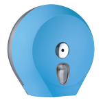 MAR PLAST Dispenser carta igienica Midi Jumbo Ã˜23cm azzurro Soft Touch